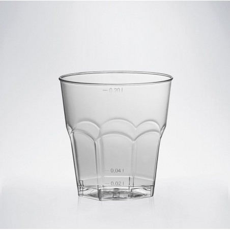 SZKLANKA PS 220ML(0,2L) OCTAGON '50
