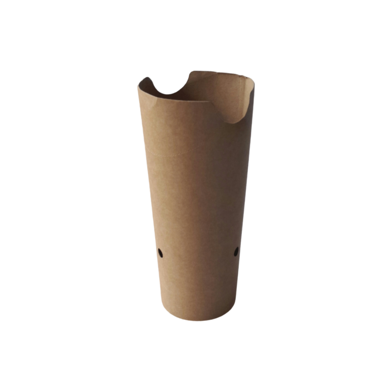 Pojemnik na frytki DUŻY z otworami KRAFT '25