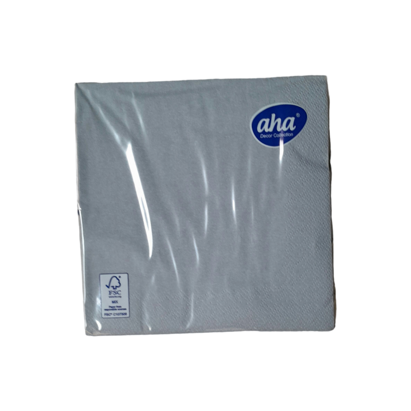 Serwetka AHA Szara a'20