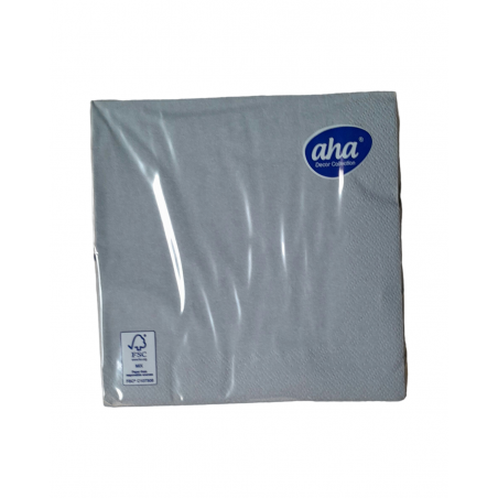 Serwetka AHA Szara a'20