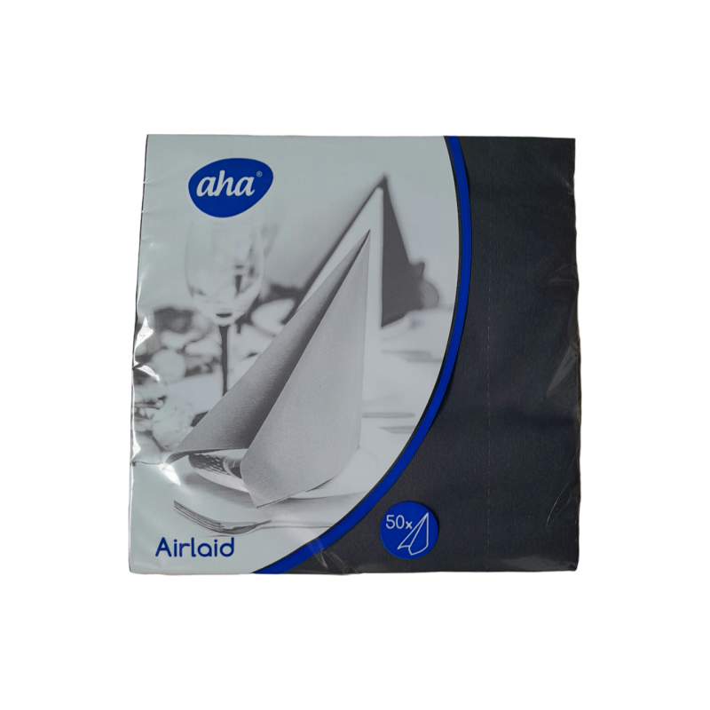 Serwetka fliz AFH AIRLAID CZARNA ' 50