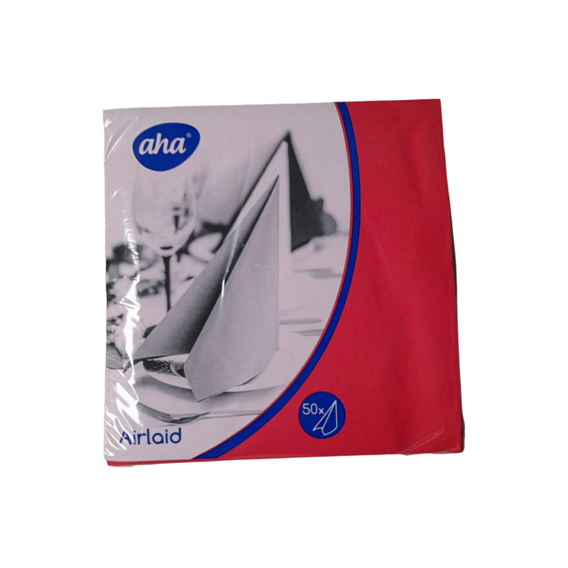 Serwetka fliz AFH AIRLAID CZERWONA '50