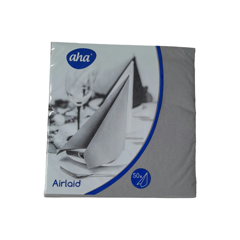 Serwetka fliz AFH AIRLAID SZARA ' 50