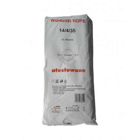 Woreczki HDPE 14x35 '800