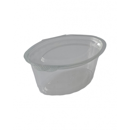 Pojemnik owal PET z wieczkiem 80 ml ' 100